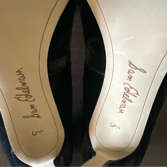 Sam Edelman Haroldson Pump Heels Women's Size 6.5 Dark Brown Event Formal Pom - Picture 11 of 11